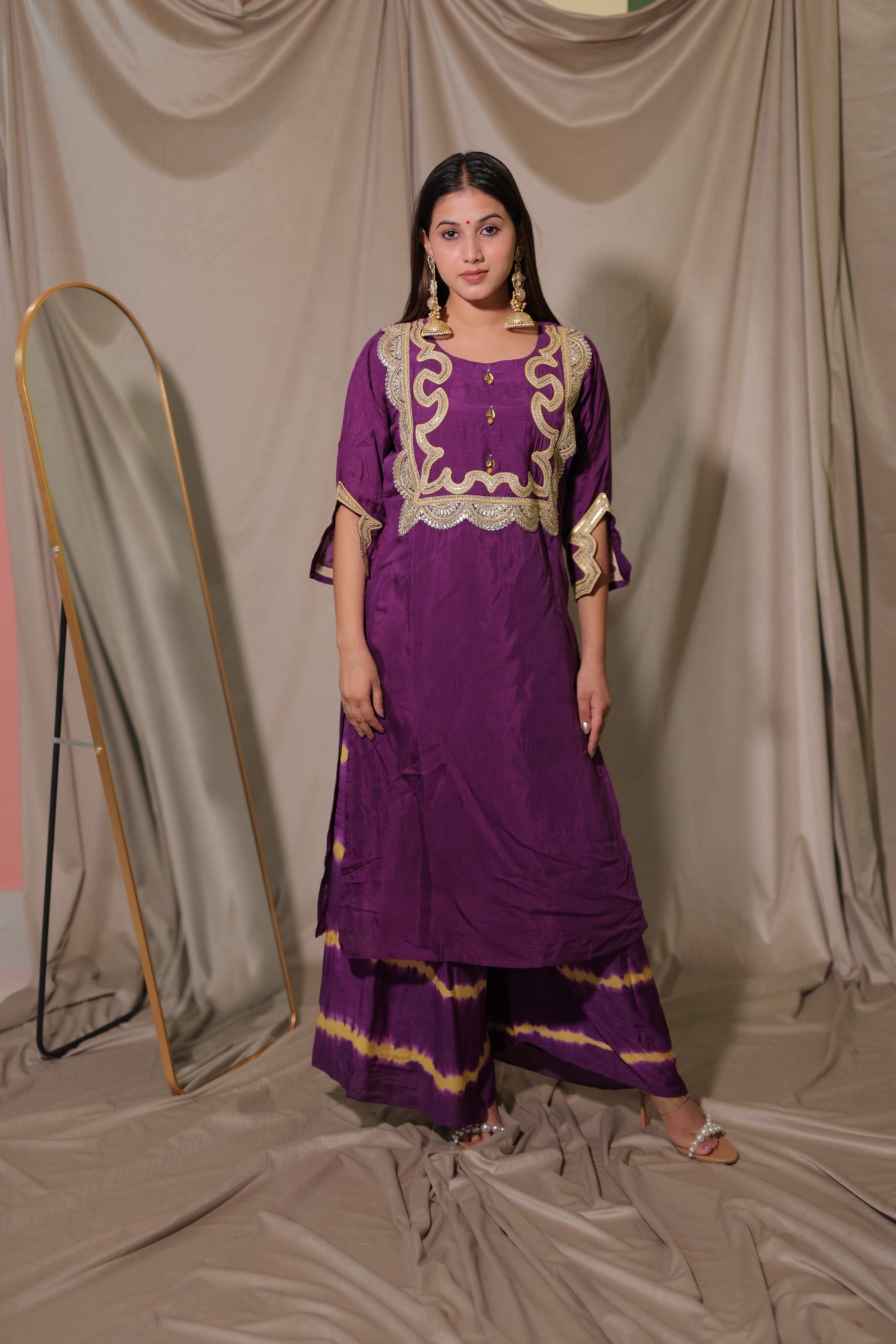 Afreen Set Purple