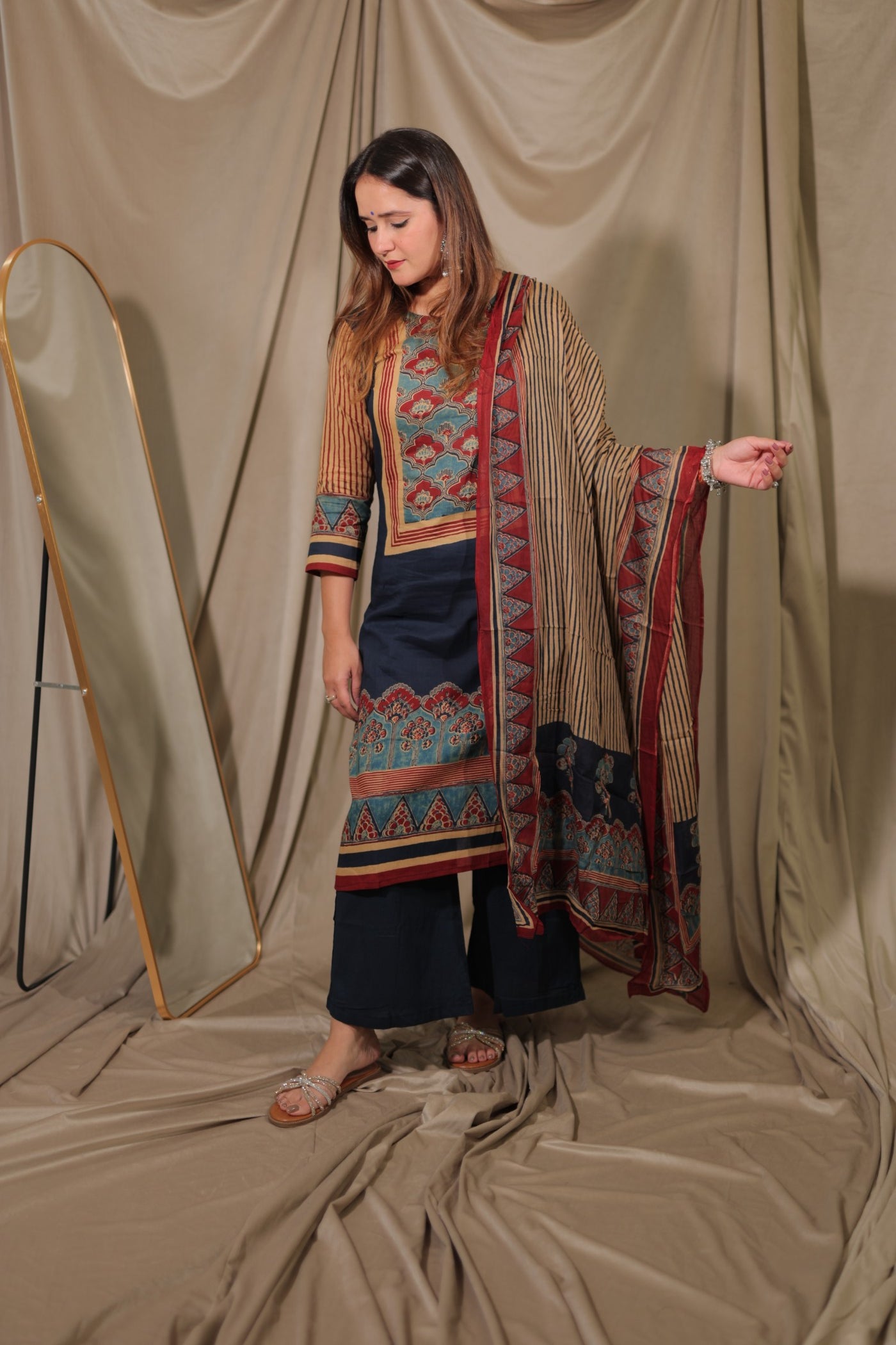 Ajrakh 3 pc Set