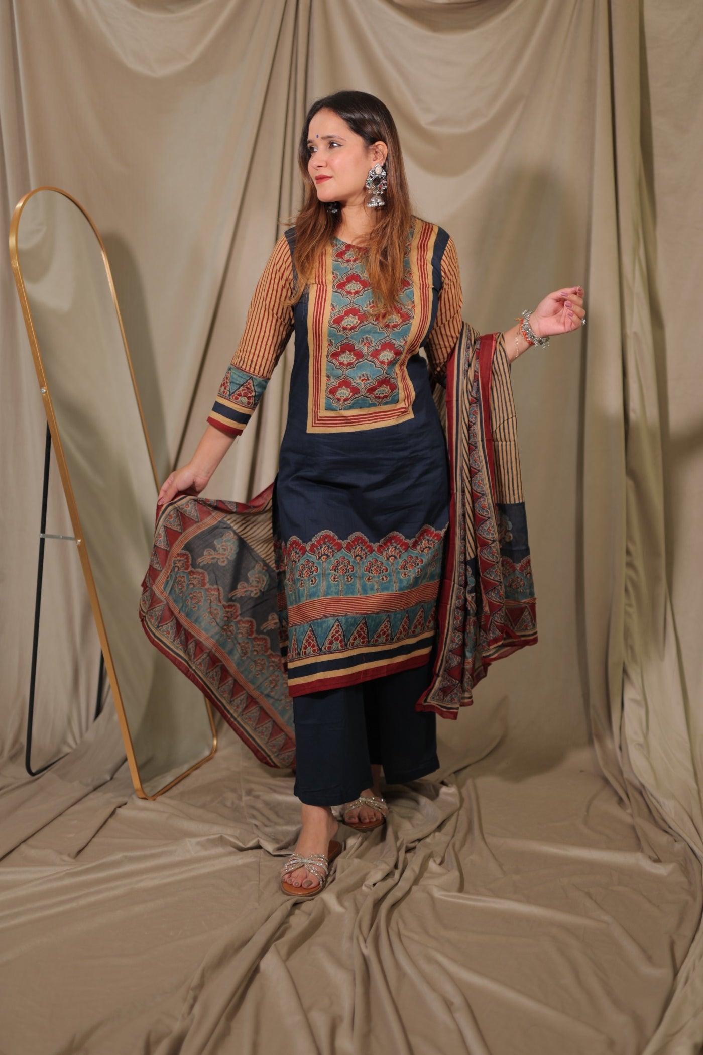 Ajrakh 3 pc Set