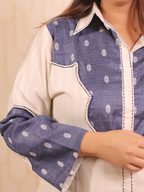 Pearl Denim White Co-ord Set