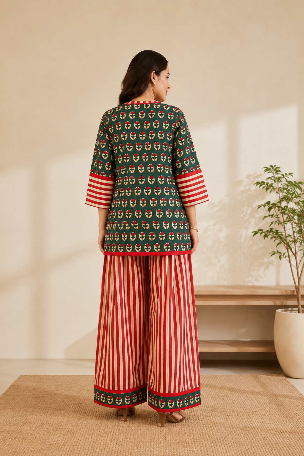 Jashn Farsi Stripe Set