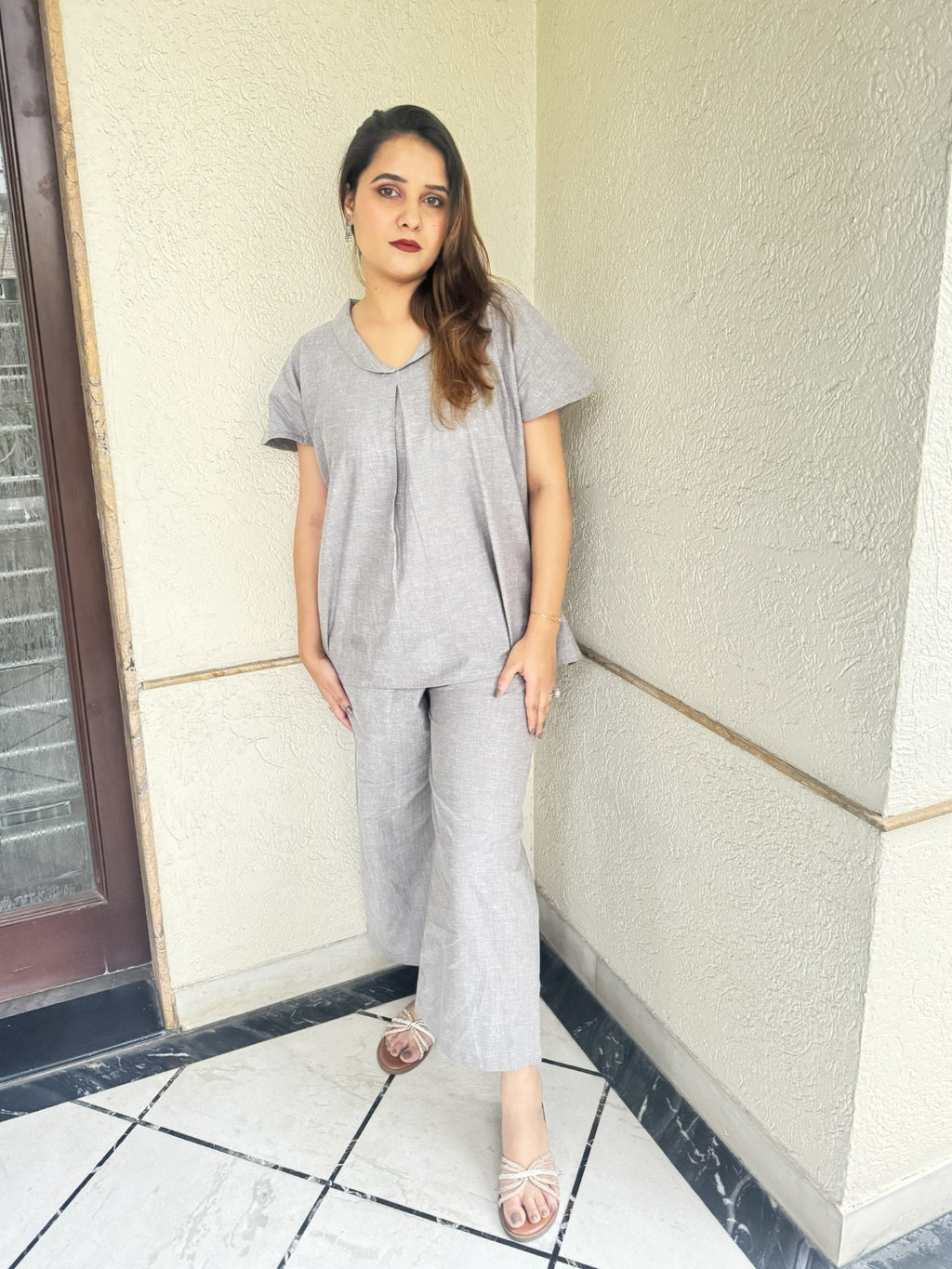 Grey Grace Co-ord Set