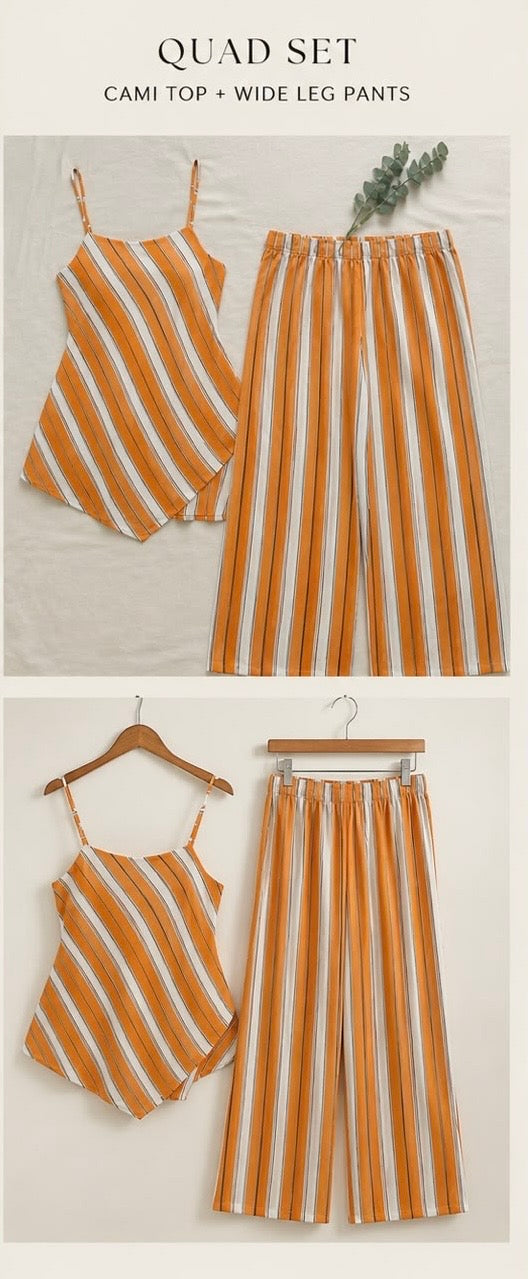 Sunlit Stripe Coord Set