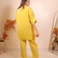 Yellow Drop Shoulder