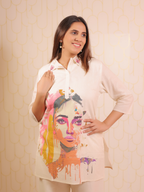 White Lady Print Co-ord Set