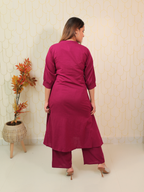 Elevara Wine Co-ord Set