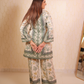 Green White Print