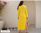 Yellow Polka Dress