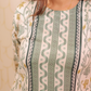 Green White Print
