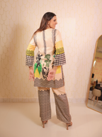 Beige Multi Print Co-ord Set
