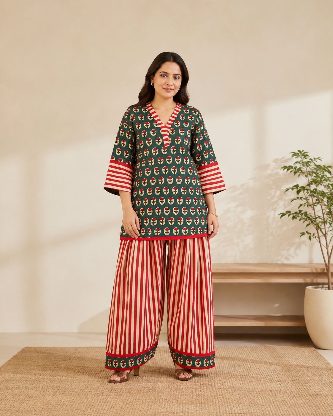 Jashn Farsi Stripe Set