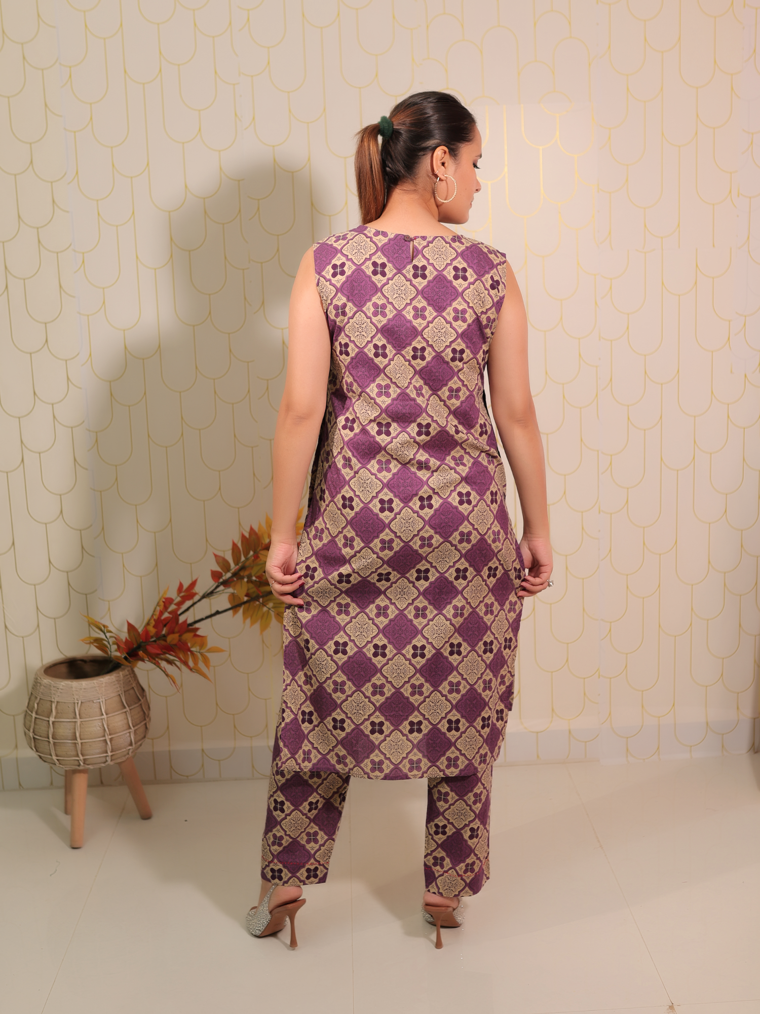 Mosaic Purple Co-ord Set