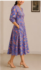 Mama Bloom Wrap Dress