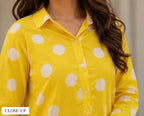 Yellow Polka Dress