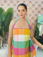 Multi Check Dress