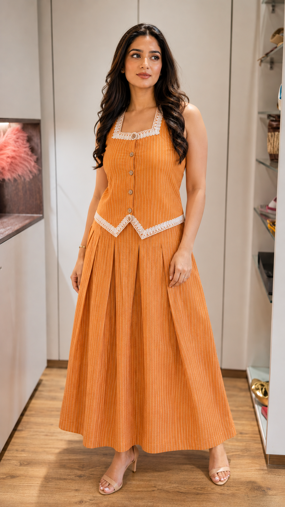 Saffron muse set