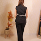 Black Waist Coat Set