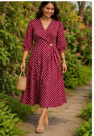 Mama Bloom Wrap Dress