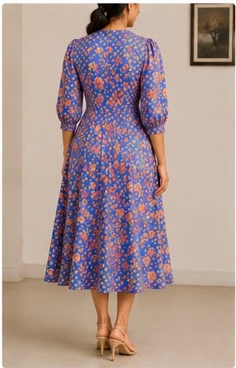 Mama Bloom Wrap Dress