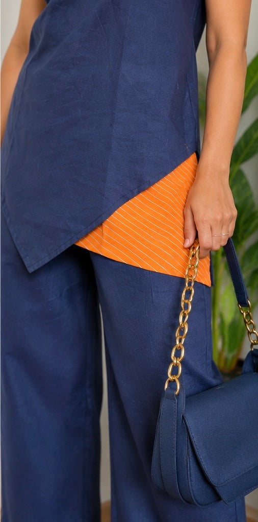 Denim Sunlit Strap Coord Set