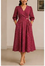 Mama Bloom Wrap Dress