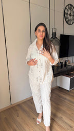 Off white coord Set