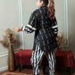 Black n white striped Set