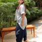 Blue White Khadi set