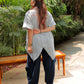 Blue White Khadi set