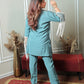 Blue fringe set