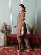 Coffee Thread Embroidery Set