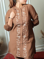 Coffee Thread Embroidery Set