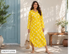 Yellow Polka Dress