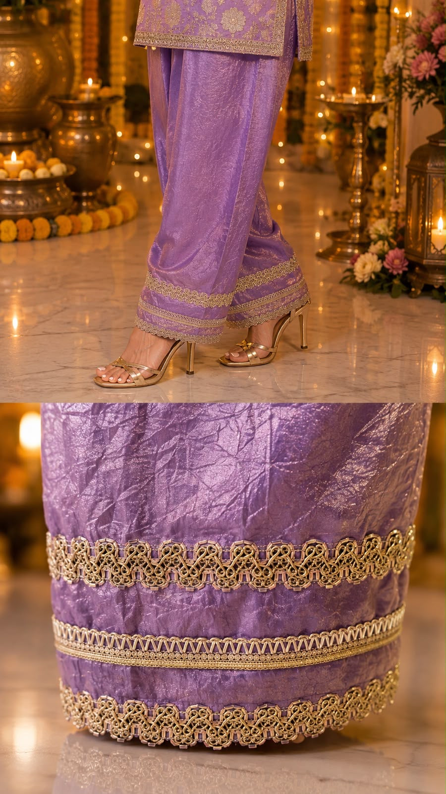 Amara Lavender Farshi Set