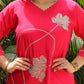 Fuschia Pink Embroidery Set