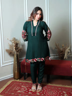 Green Multi Flower Co-ord Set