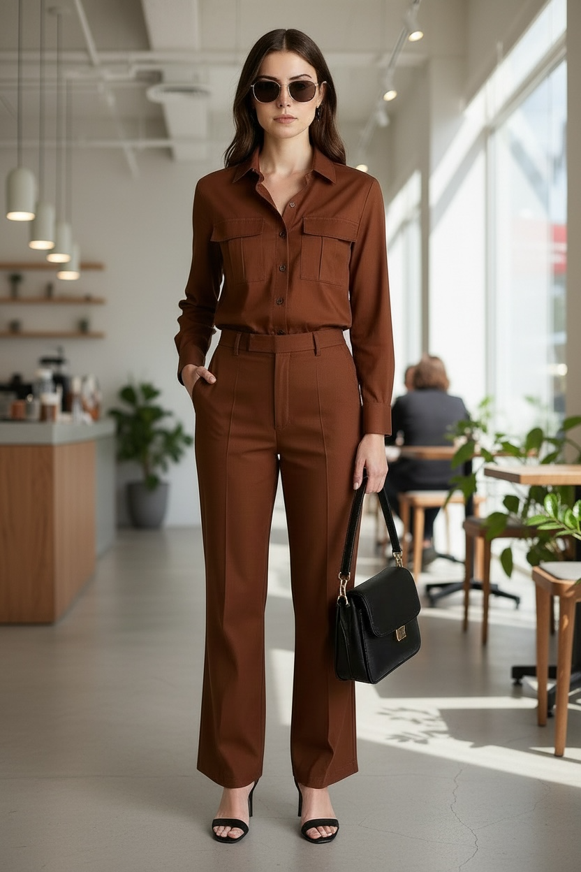 Deepika Padukone Shirt Co-ord