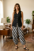 Waistcoat Balloon Pants set