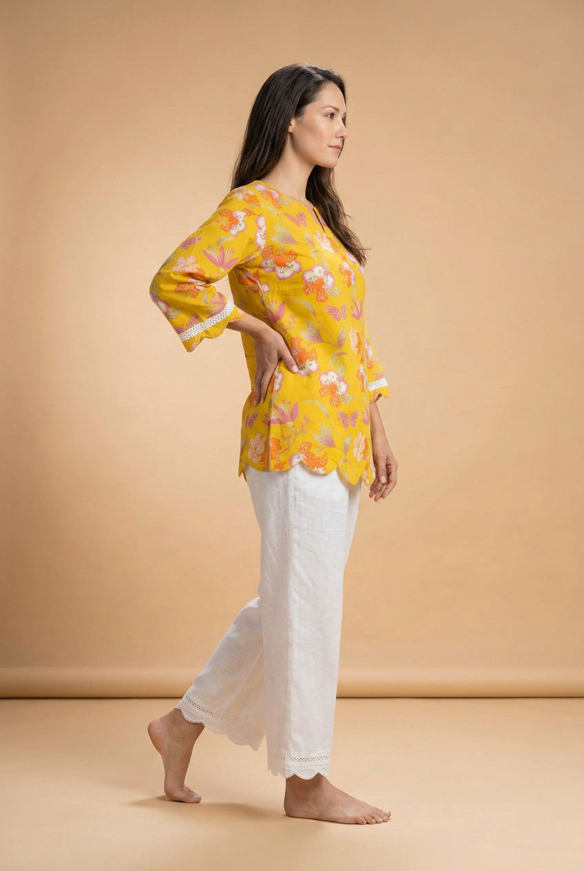 Hibiscus Print Coord Set