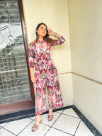 Ikkat Muse Co-ord Set