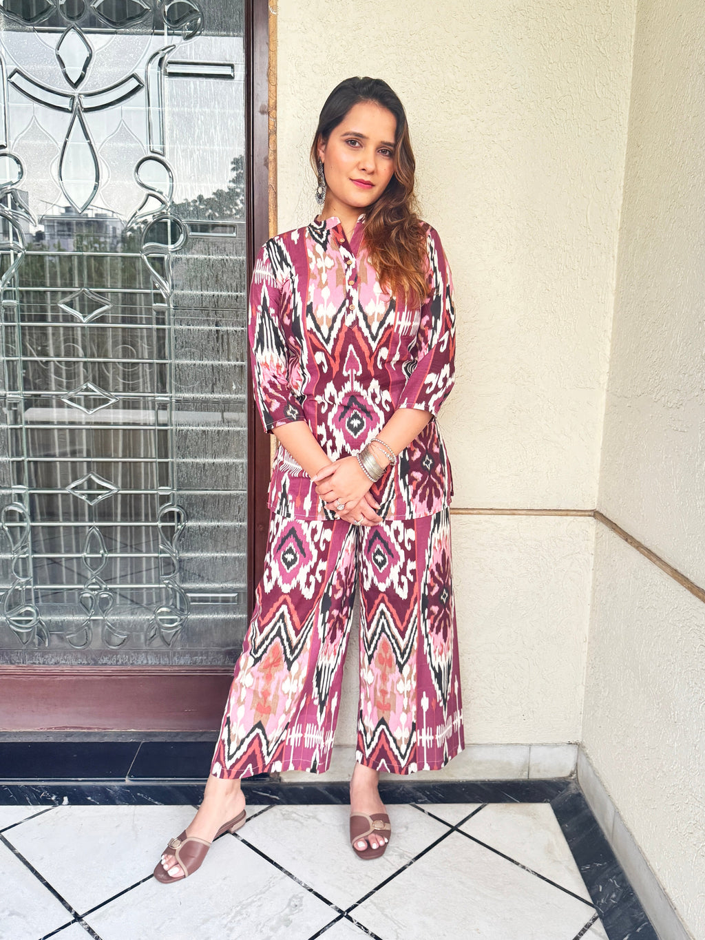 Ikkat Muse Co-ord Set