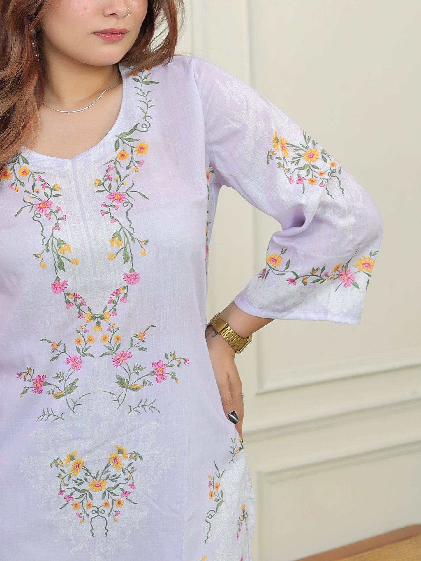 Lilac Mulmul Set