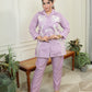 Lilac white thread Set