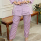 Lilac white thread Set
