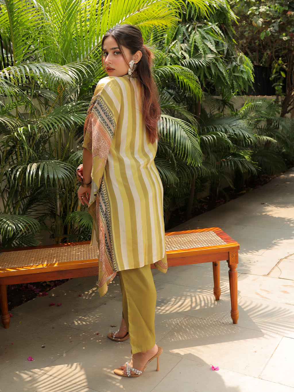 Multi Muslin Kaftan set