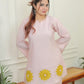 Powder pink yellow patch set
