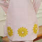 Powder pink yellow patch set