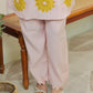 Powder pink yellow patch set