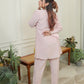 Powder pink yellow patch set