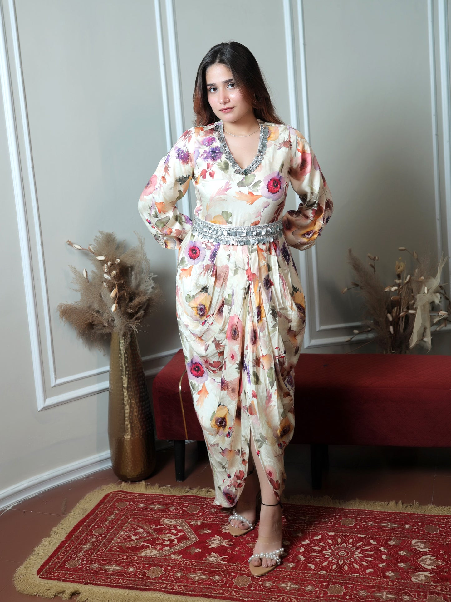Rayon Coin Dress